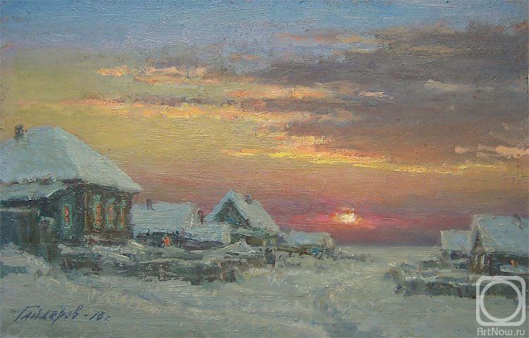 Gaiderov Michail. Winter twilight