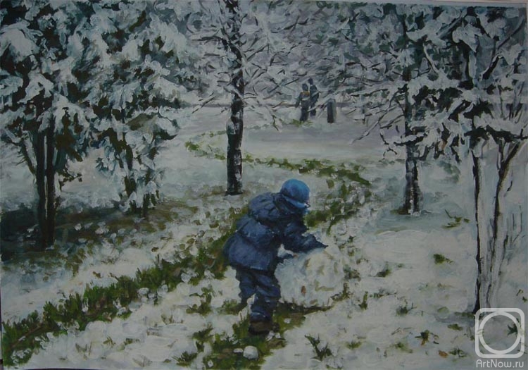 Shturkina Gabriella. The first snow