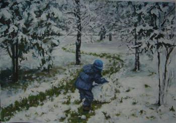The first snow. Shturkina Gabriella
