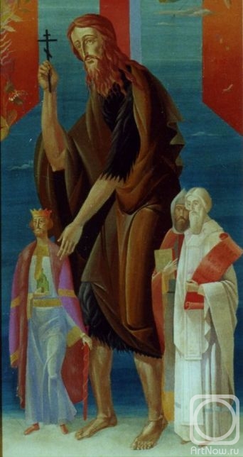 Kutkovoy Victor. Triptych "Prayer-&39;92" Right part "Enlighteners" (fragment)