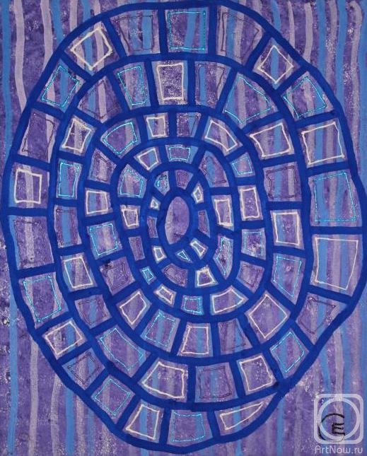 Potapova Elena. Blue spiral