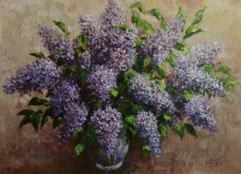 Lilac fragrance in May