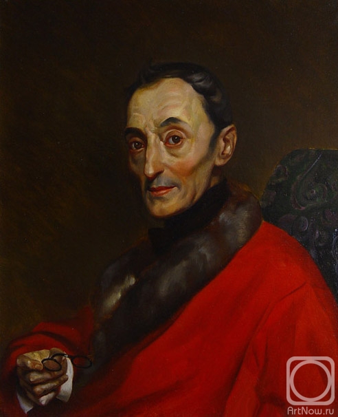 Kostylev Dmitry. Portrait. Copy from K. Brjullov