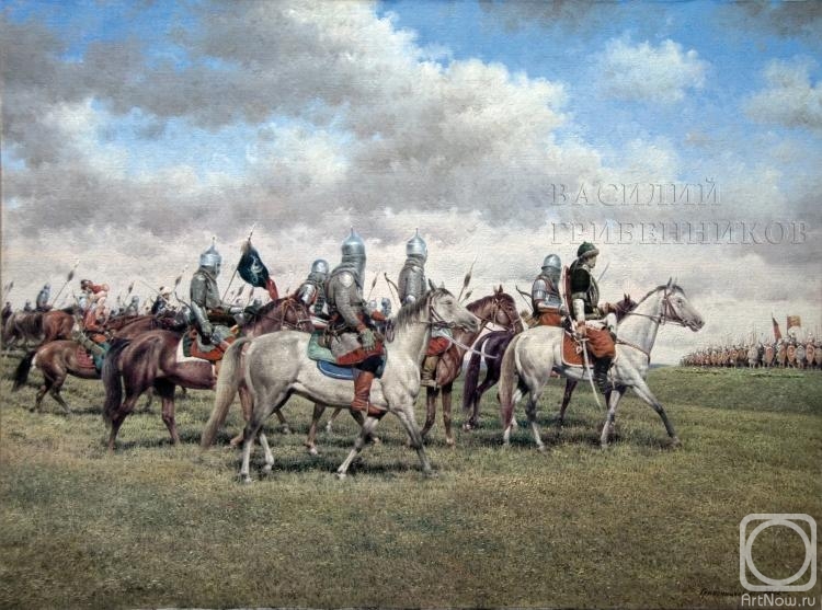 Gribennikov Vasily. Tatar horsemen