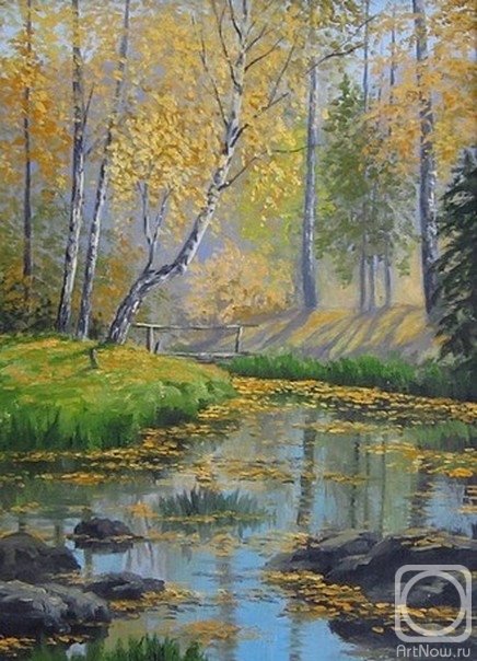 Vorobyev Igor. Forest Creek in Autumn