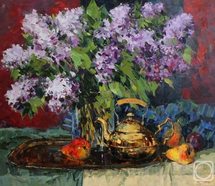 Malykh Evgeny. A still-life with lilac