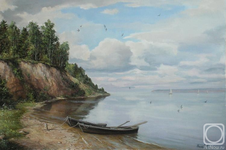 Panov Aleksandr. At the banks of the Volga River