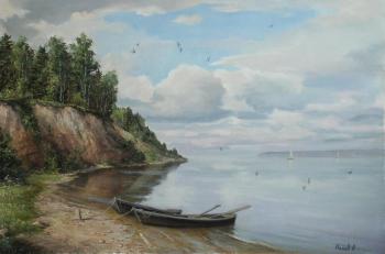 At the banks of the Volga River. Panov Aleksandr