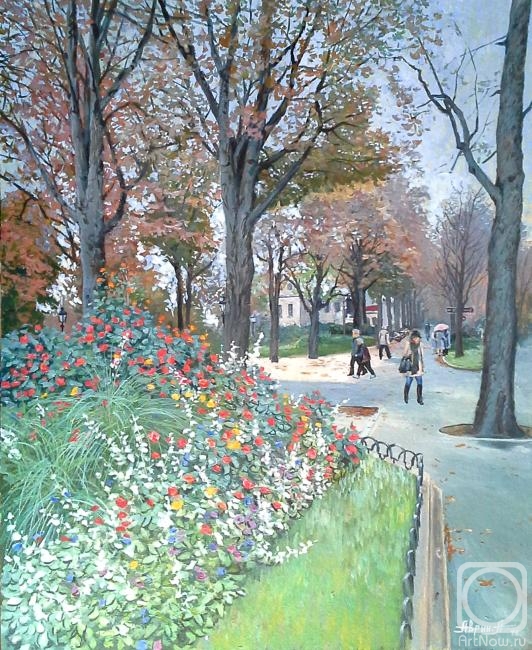 Avrin Aleksandr. At the Champs Elysees