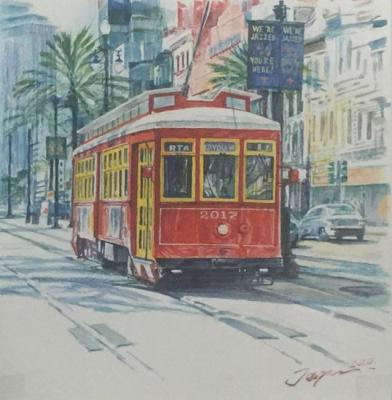 Sunny tram - 3 (New Orlean). Gafarov Artur