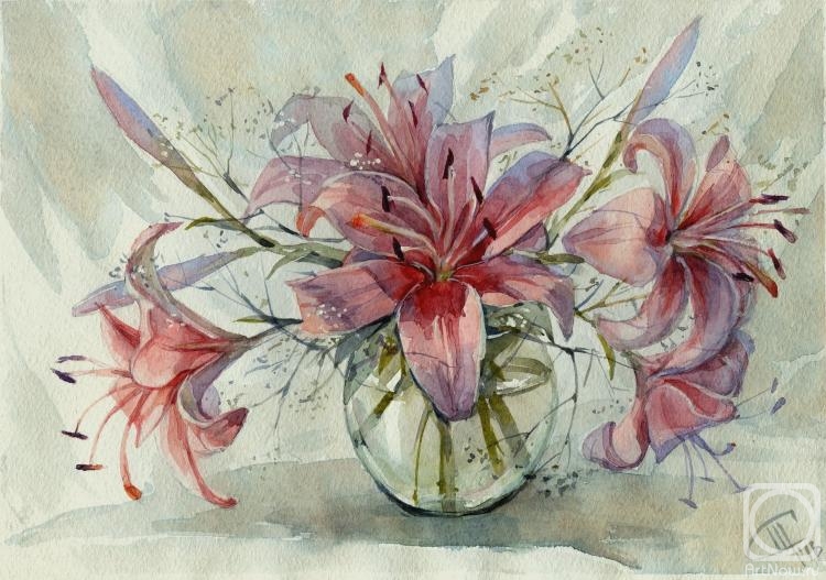 Schavleva Svetlana. Bouquet of the lilies