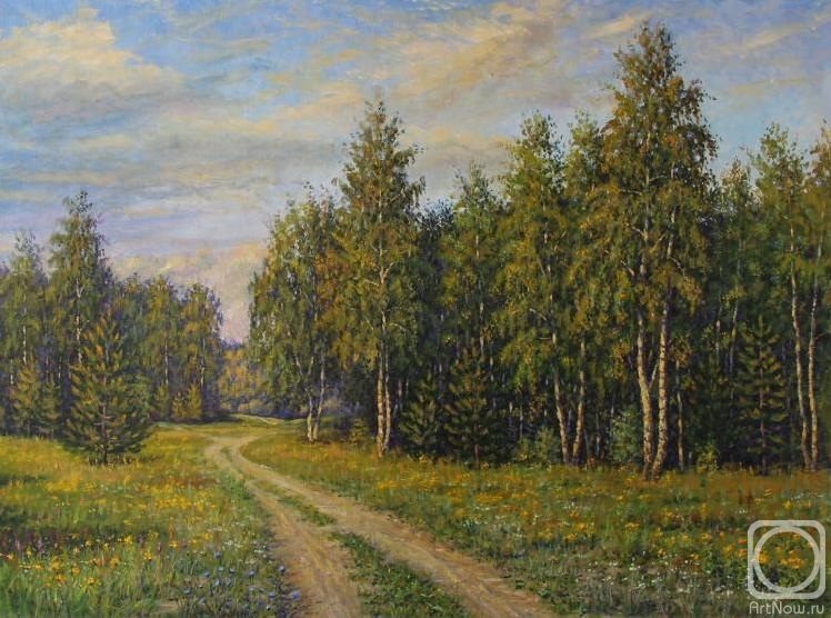 Gladyshev Aleksandr. At birches and pines