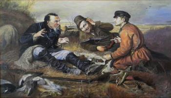 V. G. Perov Hunters at the Rest (Hunters At Rest). Morozov Anatoliy