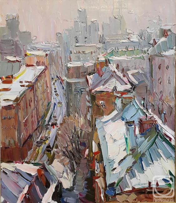 Dushechkina Olga. Roofs of Moscow