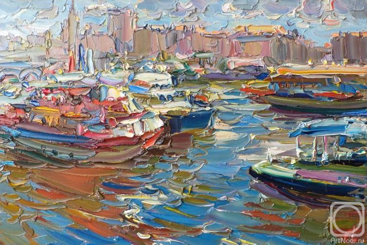 Dushechkina Olga. On the Moskva River