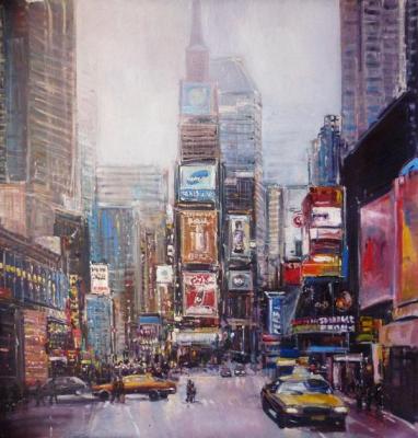 Evening in Times Square. New York. Shahramanyan Vagan