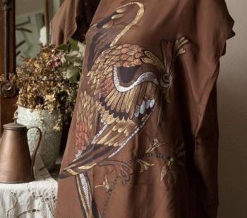 Dress "Phoenix Bird" (fragment). Davydova Lyudmila