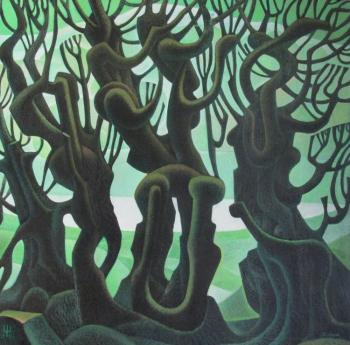 Cubist trees (). Zhupan Ivan