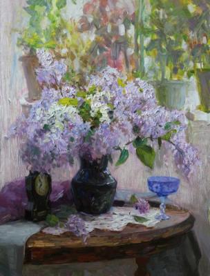 Lilac at the window. Akzhgitov Ildar
