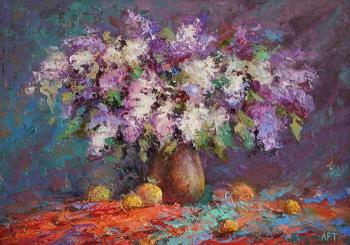 Lilacs with apples. Oganesyan Artur