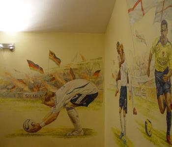 Football. Mural (fragment 3)