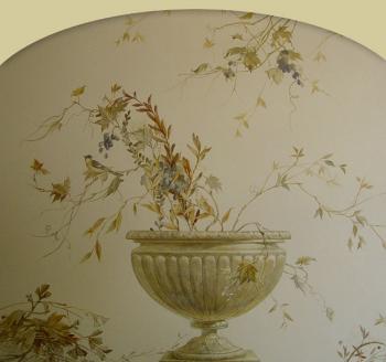Vase. Mural (detail)