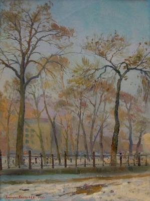 December on the Samotechnaja street. Moscow