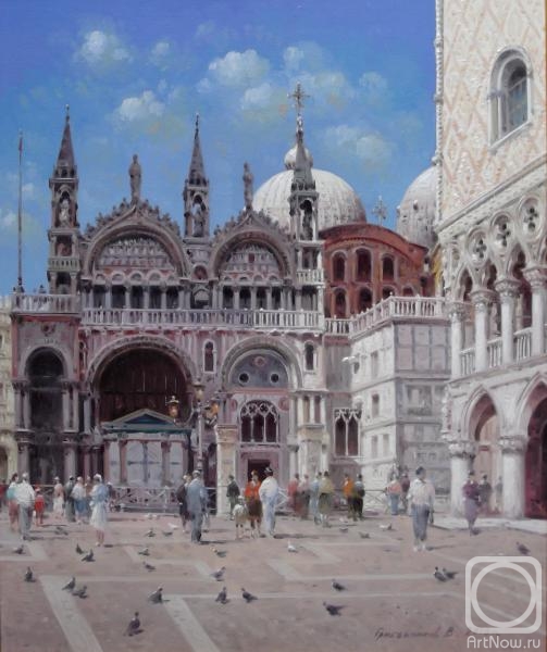 Gribennikov Vasily. Venice. Piazza San Marco