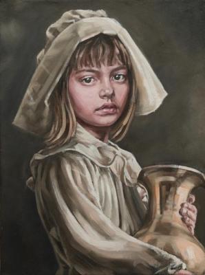 Girl with a jug. Pechorin Alan