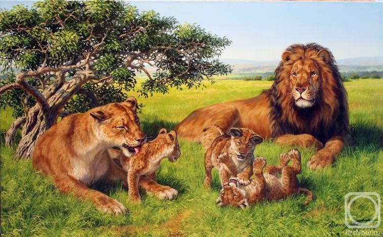 Danchurova Tatyana. The Lion Family