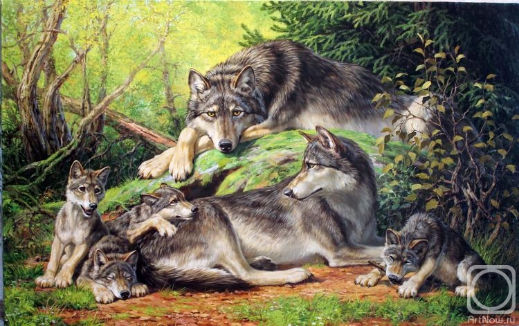 Danchurova Tatyana. Wolf Family