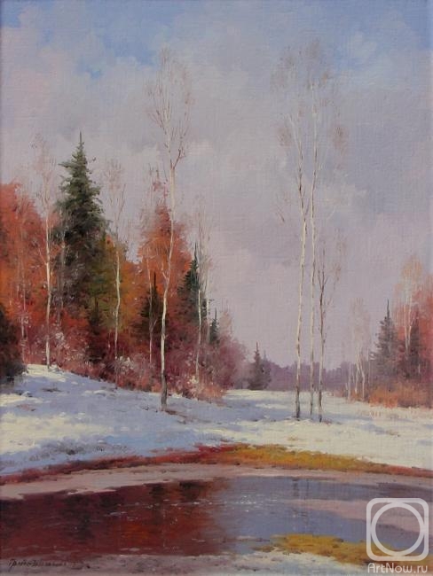 Gribennikov Vasily. February thaw