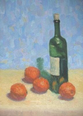 Mandarins and wine