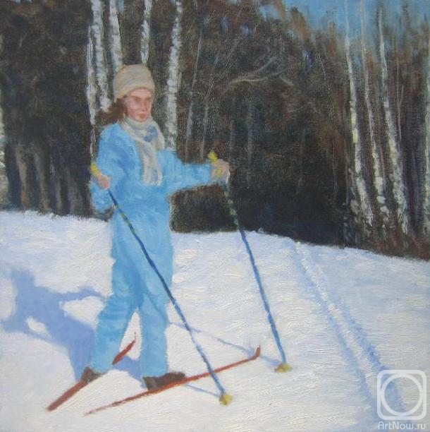Chertov Sergey. Skier