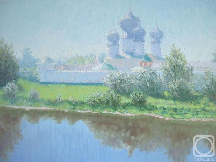 Chertov Sergey. View of the Tikhvin Monastery
