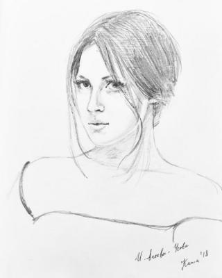 Portrait of a Daughter. Ageeva-Usova Irina