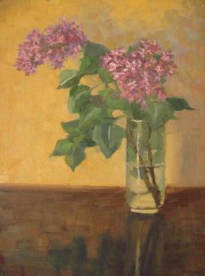 Lilac in a glass. Chertov Sergey