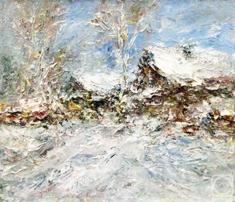 Jelnov Nikolay. Snow-covered village