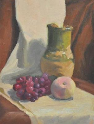 Still life with grapes. Chertov Sergey