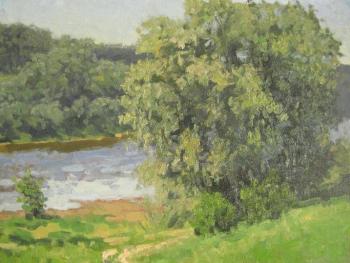 Willow by the river (etude)