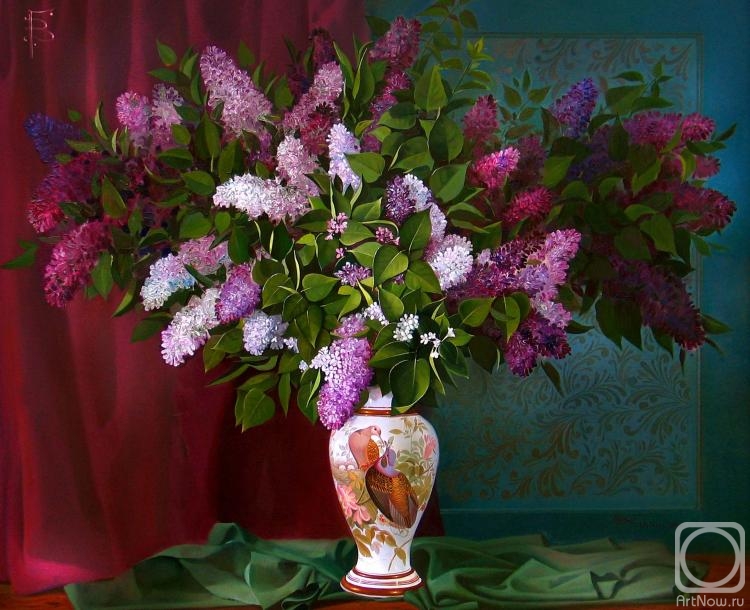 Glazkov Vitaliy. Still life with lilacs