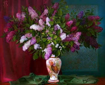 Still life with lilacs. Glazkov Vitaliy
