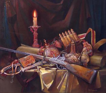 Still life with weapons. Glazkov Vitaliy