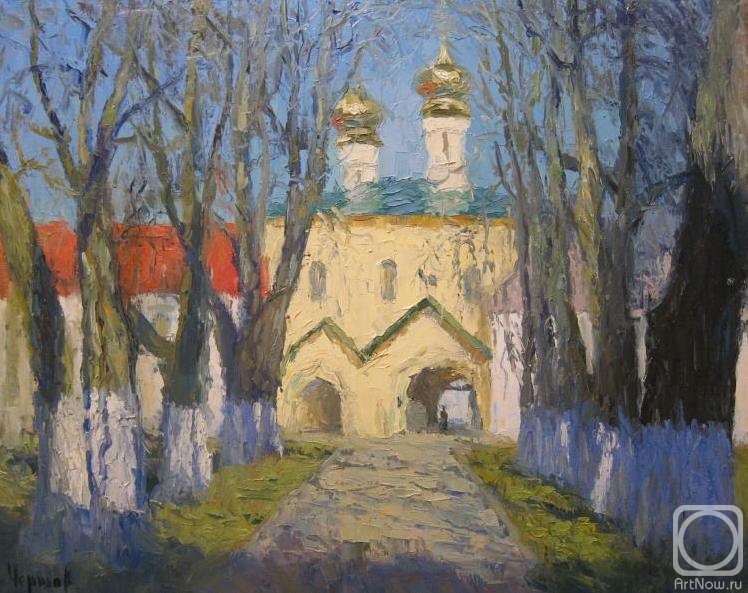 Chertov Sergey. Spring in the Tikhvin Monastery