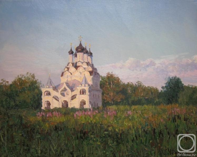 Chertov Sergey. Church of the Annunciation. Summer evening
