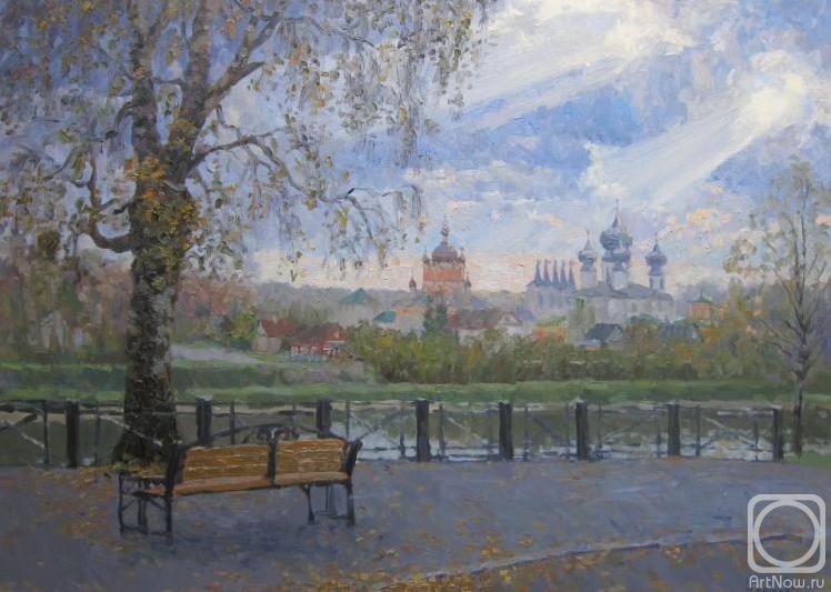Chertov Sergey. Autumn evening in Tikhvin