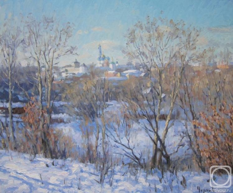 Chertov Sergey. Winter evening. Sergiev Posad