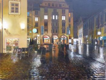 Munich at night. Obolsky leonid