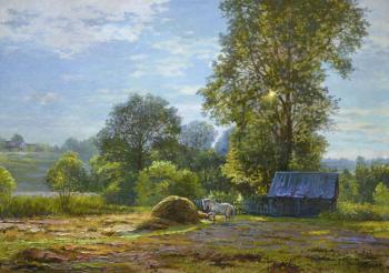 Panov Eduard Parfirevich. On the outskirts of the village