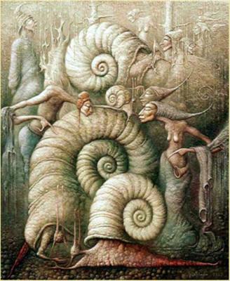 Passion for snails. Petran Vladimir